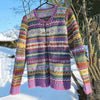 Women's Chic 3D Printed Cardigan, Bold Design, Polyester Fabric, Sizes S-5XL, Stylish Cut, Comfortable, Versatile - Knit Coat