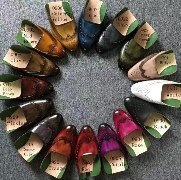 Men's Handcrafted Leather Boots with Cowhide Soles and Custom Colors