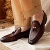 Stylish Black and Brown Summer Loafers for Men - Business & Leisure Wear - First Layer Cowhide Insoles - Wear-Resistant Styrofoam Soles