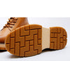 Stylish High Top Martin Boots in Yellow - British Style Casual Shoes, Thick Heel - Wear-Resistant with Tie Wrap Closure