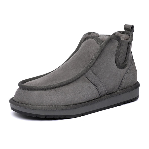 Cozy Snow-Ready Cotton Shoes in Black, Grey & More - Warm Wool Footwear with Enhanced Grip for Snowy Conditions - Unisex Winter Shoes