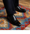 Elegant Gentleman's Cowhide Formal Dress Shoes in Black, Brown, or Dark Gray - Premium Quality, Lace-up Closure, Square Toe Style - Men's Sizes 38-44.