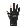Unisex Half-Finger Cycling Gloves for Touchscreen - Black & White - Sun Protection & Grip for Summer Cycling Comfort