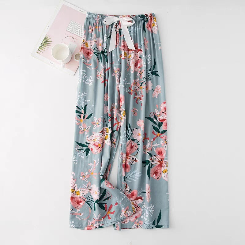 40 Cotton Silk Pajama Pants Summer Women